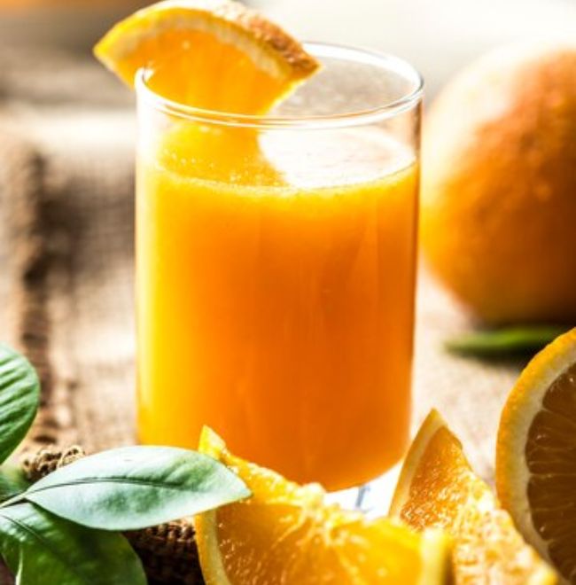 Fruit juice on empty stomach